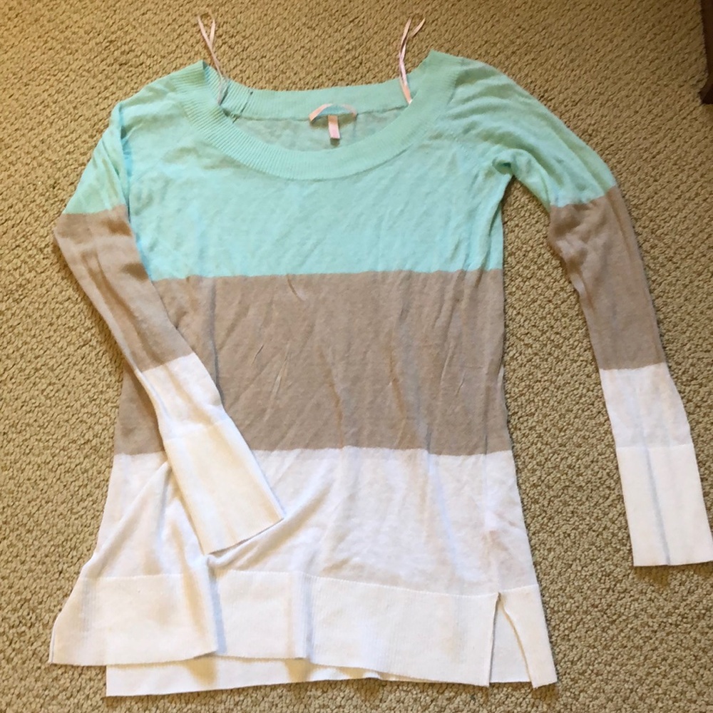 Color block sweater